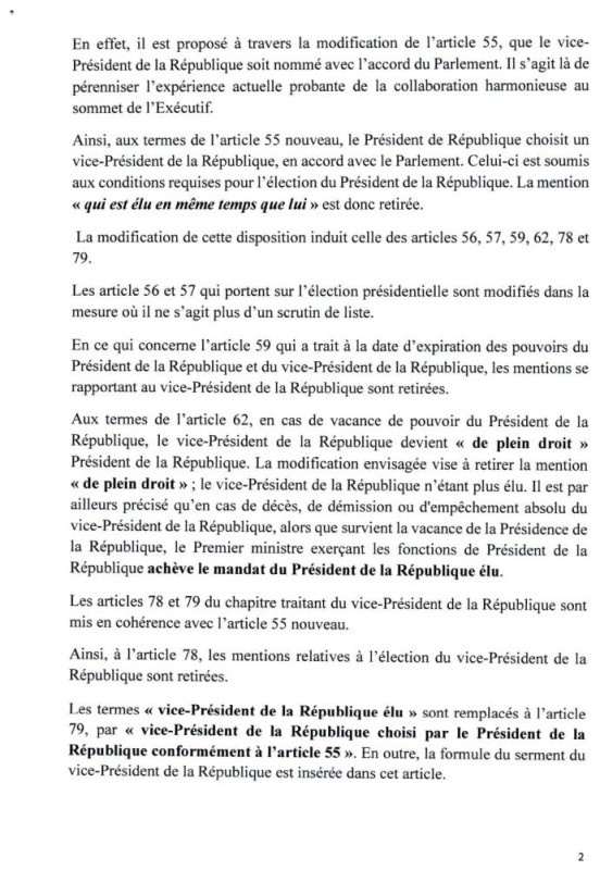 Côte Divoire Projet De Loi De Révision De La Loi N°2016 886 Du 8 Novembre 2016 Portant 