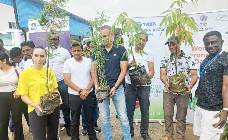 World Environment Day: Indian Ambassador planted 100 tree saplings