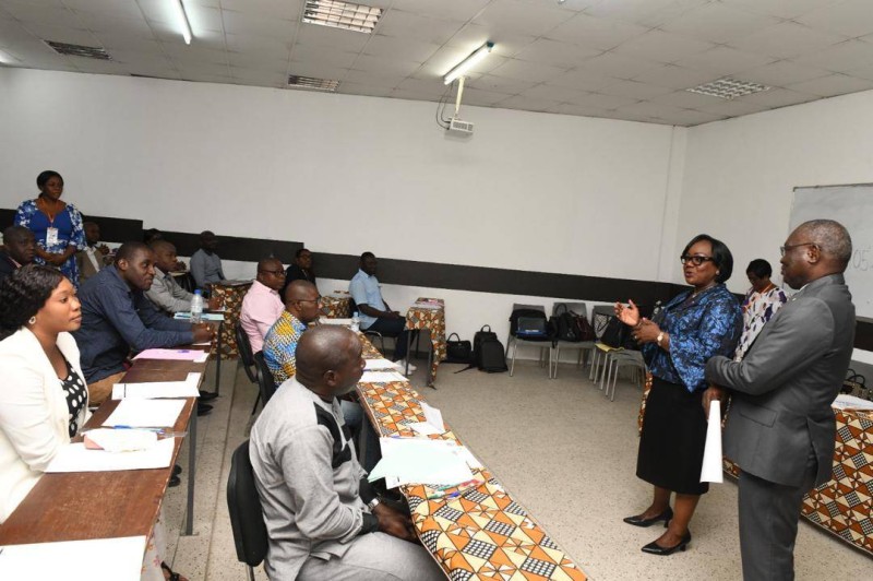 Anne Ouloto a invité les candidats à plus de rigueur et à se faire confiance. (Ph: Dr)